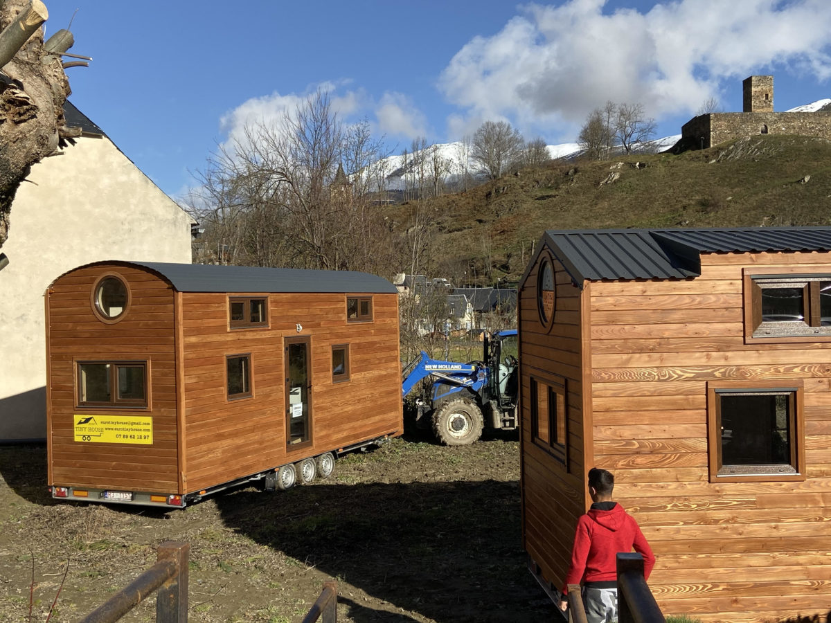 Une tiny house dans les Pyrénées par Euro Tiny House France.